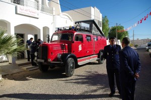 Zu Besuch bei der Feuerwehr in Medenine