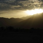 Sonnenuntergang im Omo Valley