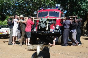 afrikanische Motorsänfte