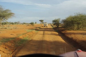 auf dem Weg zum Mount Kenia